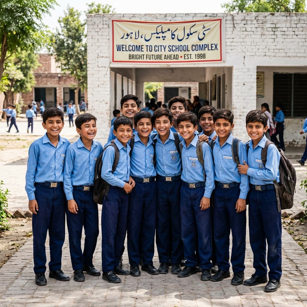 Cradle Welfare Organization students smiling in school uniforms