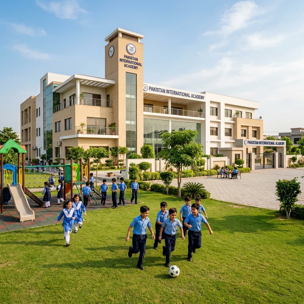 Darul Mustafa Campus school building playground